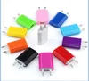 Yüksek Kalite Ucuz Renkli Doğrudan Şarj Evrensel Cep Telefonu Şarj ABD için AB Tak AC Güç Adaptörü Seyahat Şarj Duvar Şarj