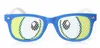 Yeni Varış Çocuklar Pinhole Lens Güneş Gözlüğü Moda Kulübü Parti Gözlük Çıkarılabilir Sticker Retro Çocuk Güneş Gözlükleri 20 Adet / grup Ücretsiz nakliye