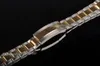 20mm New intermediate gold polished and brushed stainless steel Curved end watch band strap Bracelets for Oysterflex SUB Bracelet 275S