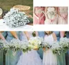 Hanky ​​Set 2016 Новый Шелковый Babys Дыхание Свадебный Гипсофила Букет Свадебный Цветок Цветочный Белый Свадебный Букет Невесты с Цветочными Букеты