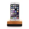 Nieuwe Originele Samdi Houten Aluminium Charger Dock Cradle voor iPhone 6 5S 5 Houten Telefoon Stand Mobiele Houder voor iPhone