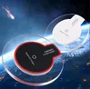 2016 Nyaste Universal Qi Trådlös laddare med mottagare Laddningsplatta Fantasi Hög effektivitet Blå Ljuskristall för iPhone Samsung LG Nokia