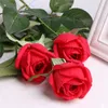 12pcs Rose Artificial Flower Real Touch For Wedding Wall Wedding Bouquet Home Wedding Birthday Decorition DIY Mix