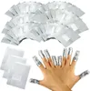 100 Teile/los Aufkleber Decals Aluminium Folie Nail art Soak Off Acryl Gel Polnischen Nagel Entfernung Wraps Remover Make-Up-Tool Carel