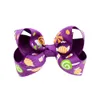 Baby Girls Hair Clips 3 pouces Halloweeen Grosgrain Ribbon Bows With Clips Childrens Hair Accessories Kids Cartoon Barrette Hairpins