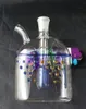 Envío libre al por mayor----- 2016 NewMini-color fish glass Hookah / glass pipe / glass bong, filtro de agua hookah, accesorios de regalo (vidrio po