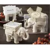 Lucky Elephant Tealight Candle Holder Ivory Bridal Wedding Party Home Decor PAly