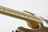 Ricken 4001 rzadki półprzezroczysty orzech Vintage 4000 4003 4 String Electric Bass Guitar Neck Thru Body One PC Neck Ciało