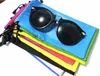 Free Shipping Durable waterproof Dustproof plastic sunglasses pouch soft eyeglasses bag glasses case Eyewear Accessories 100pcs