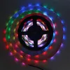 DHL fedex 50M Waterproof IP65 WS2811 5050RGB Dream Color Auto changing COLOR 30LED/M DC12V flexible Strip White PCB