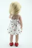 45 cm/18 Inch American Girl Doll Handmade Soft Plastic Reborn Baby Toys Dolls for Kid's Gifts