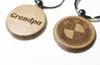 Blank Wooden Key Chain Circle 1.25 '' 'nyckelringar Gratis frakt