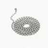 2 4mm 50cn 55cm 60cm 70cm Stainless Steel Bead Ball Chains Necklaces Basic Round Bead Chains 4 size Choice 20 22 24&quot258B