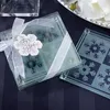 Beach Themed Glass Coaster Wedding Favors 7 Styles 2pcs=1set 100sets/lot