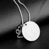 Fashion Pendant Necklaces Good Friends Dog Paw Silver Plated Alloy Link Chain Choker Necklace Jewelry Gift