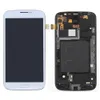 White Color For Samsung Galaxy Mega 5.8 i9152 LCD Display Touch Screen with Frame Digitizer Assembly Replacements,free shipping