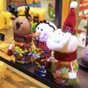 Decorações de natal presente das crianças santa boneco de neve fulvo doce jar produtos de natal presente por atacado