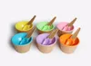 2023 Ny färgad barn glassskål med sked barn glass koppar dessert skål bpa gratis (7)