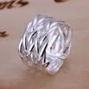 Plated sterling silver ring 10 pieces a lot mixed style EMR5,brand new burst models fashion 925 silver plate ring