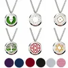 YB Jewelry 316L Stainless Steel Jewelry, Essential Oil Diffuser Necklace Locket Pendant,with 24" Chain and 6 Washable Pads