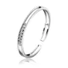 Must Have Luxus-Armband aus 925er-Sterlingsilber für Damen, massiver Silber-Stulpe-Armreif, bewegliche CZ-Diamant-Armband-Armreifen