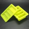 Mallen Gourmet Silicone Mold W / Lid voor Herbal Butter Zeepbar Muffin Brownie Cornbread Cheesecake Goedgekeurd