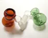 Mini Glass Hookah Ash Catcher Bowl Ashcatcher Adapter med 14mm 18mm manlig bubbler för bongs