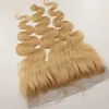 613 blonde Spitze Frontal 13*4 Spitze Verschluss Körperwelle Europäisches reines Haar 613# Neuankömmling Echthaar Spitze Frontal