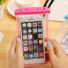 2015 Universal Clear LED Luminous PVC Waterproof Pouch Case Water Proof Bag Underwater Dry Cover For iPhone 5 5S 6 plus S6 edge S5 Note 3 4