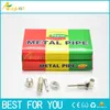 Novelty Zinc Alloy Tobacco and Cigarettes Smoking Pipe DIY Screw Style - Silver Free Shipping