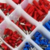 480Pcs Assorted Insulated Electrical Wire Crimp terminals Connector Spade Ring Fork tool Set Kit for Marine Automotive Car