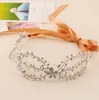 Diadèmes de mariée européenne Couronne de cristal strass de luxe baroque La reine des cheveux de diamant Princesse Coréenne Blanc Brillant Accessoires de cheveux LDT01