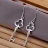 women's sterling silver plated earring 10 pairs a lot mixed style EME21,wholesale fashion 925 silver plate Dangle Chandelier earrings