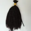 100 Mongolski Naturalny bez przywiązania Faluje włosy Falujące włosy 100Glot Naturalny kolor 826 cali Kinky Curly Hair1757207