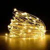 LED String Lights 10m 33ft 100LED 5V USB Powered Outdoor Waterdicht Warm Wit / RGB Koperdraad Kerstfestival Bruiloft Decoratie