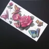 6pcslot Nuovo colorato tatuatore 3D TATUFLY DONNA DONNE SEXY FLOORE ROSE TEMPORO TATTOO DESIGNI ASCROVERSO 6347664