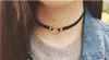 Punk Japan Leather Chokers Fashion Simple 2 layered Collar Necklaces for Women Circle Clasps Charms Korean Jewelry Free Shipping