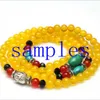 Buddha Small Ritial Metal Beads تخلط الألوان الفواصل لمجوهرات صنع السوار 10.3x8.6mm L1712 100pcs