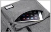 Herren Alltagsrucksack Nylon Teenager Schultasche Tech Rucksack Damen Tagesrucksack Laptoptasche mit USB-Ladeanschluss