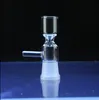 Bol à pincer en verre femelle Super 14mm 19mm Bol réversible avec poignée Joint de 14,5 mm 18,8 mm pour bang en verre Ashcatcher Bol en verre femelle