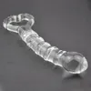 Glass Dildo Anal Buttプラグ膣Gスポット刺激マッサージャー女性のセックスおもちゃ＃R410