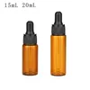 15ml 20ml bottle, amber glass bottle dropper brown glass container for essential oil, liquid, pharm use F20172122