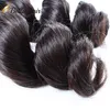 Trames 3 paquets vague lâche Grade 9A brésilien réel non transformé Extensions de cheveux humains pour les femmes noires trame de couleur naturelle