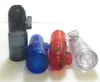 Plastic Snuff Bottle Kit Bullet Snorter Jar Smoking Hand Tools Rocket Sniff Dispenser Portable CAP4065642