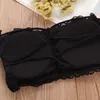 Mulheres Sexy Sem Alças Acolchoado Sem Encosto Envolto Peito Tubo Sem Mangas Encabeça Bandeau Verão Underwear Lace Bralette Curto Colheita Tops Camis Tops