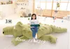 Dorimytrader Jumbo Crocodile Toy Plush Soft Stuffed Alligator Sofa Tatami Great Christmas Gift Decoration 118inch 300cm DY61038