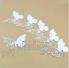 Darmowa Wysyłka 50 sztuk Laser Cut Pearl Paper Miejsce Nazwa Karty Butterfly Wedding Party Supplies Szkło Dekoracji Umieść Kartę Nazwa