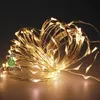 10m 33ft 100 LED 12 V Power Red Blue, Warm White / RGB LED Koperdraad String Lights Christmas Festival Bruiloft Decoratie