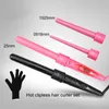 Plaque de chauffage en céramique 3 dans 1 Coil Courling Fer Ptc Température Réglable US US UK PLIGS COURTER COURTEUR PORTABLE CURLING WAND T3317261