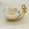 Partihandel- 2016 Golden Color Crystal Collection Babyvagn med presentförpackning Dop Favor Baby Shower Present Birthday Present